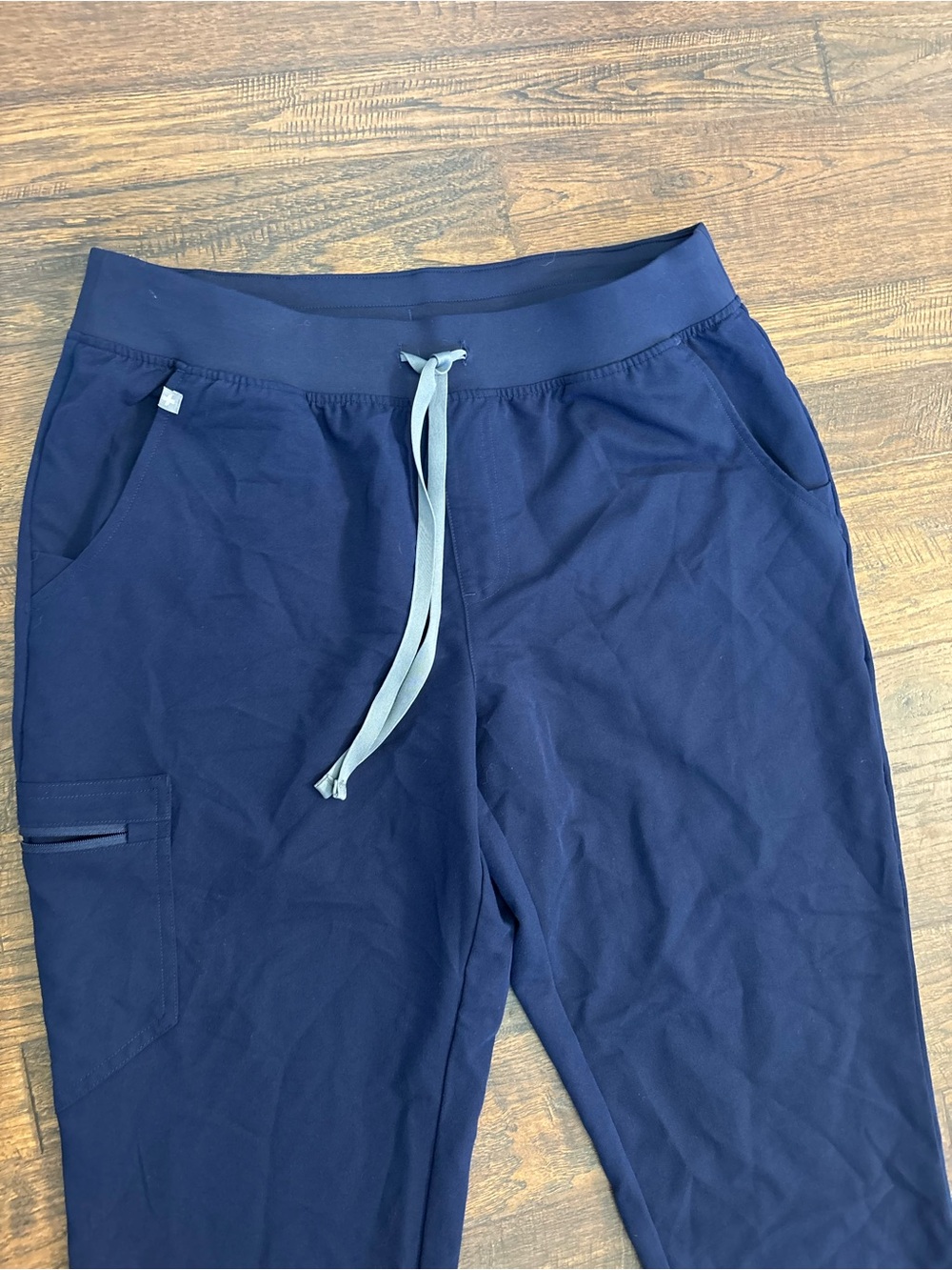 FIGS Zamora Jogger Scrub Pants navy blue size Large - Picture 3 of 7